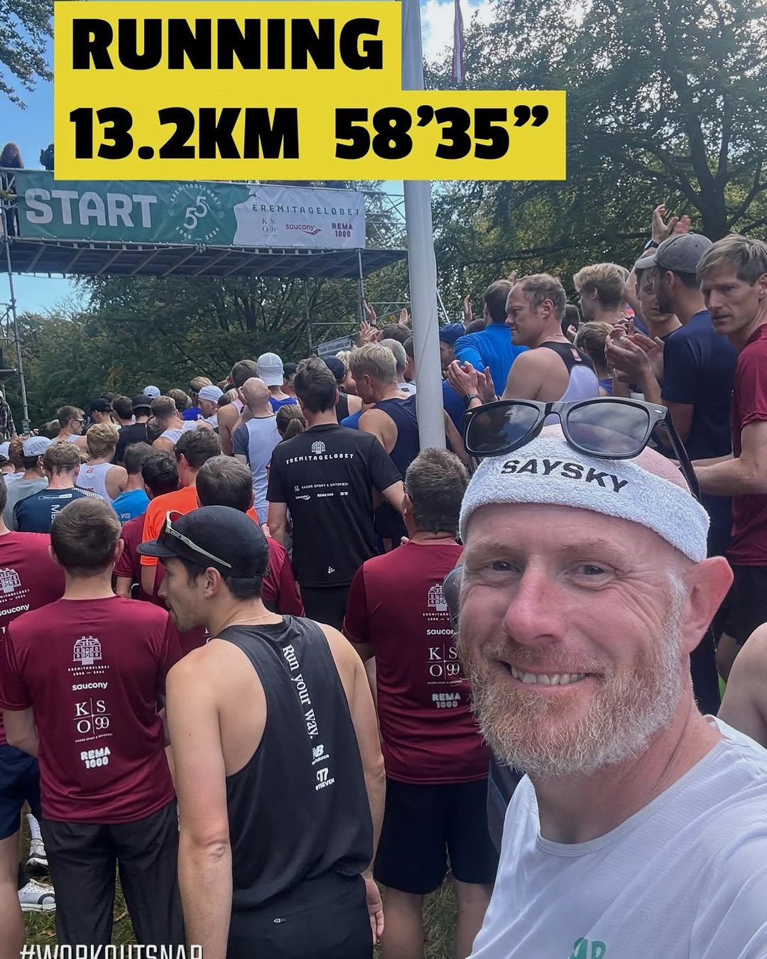 the_goldbearded_runner #runstreak 1️⃣3️⃣7️⃣8️⃣ Endnu en tur i Dyrehaven til mit yndlingsløb. Jeg har efterhånden været med 17 gange og elsker løbet. Og det er på trods af de mange stigninger undervejs